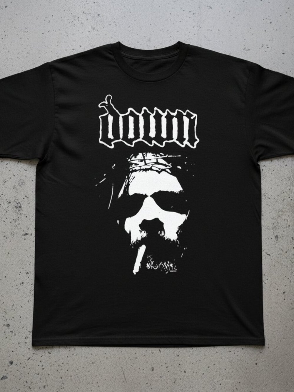 Doom Gothic Graphic T-Shirt – Dark Aesthetic Streetwear Tee – Vintage Black Grap